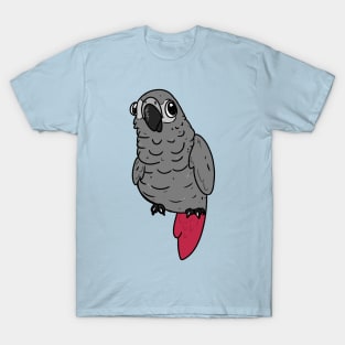 African grey parrot Derpy T-Shirt